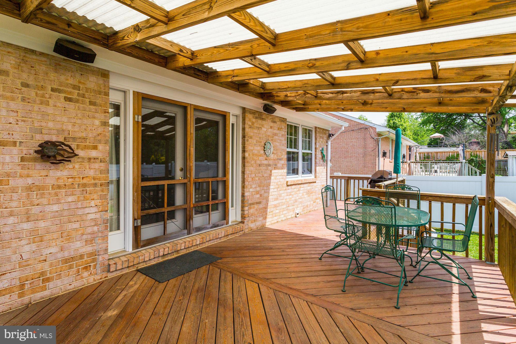 2608 Harris Avenue Silver Spring, MD 20902 - Photo 25 of 27 Back Covered Deck