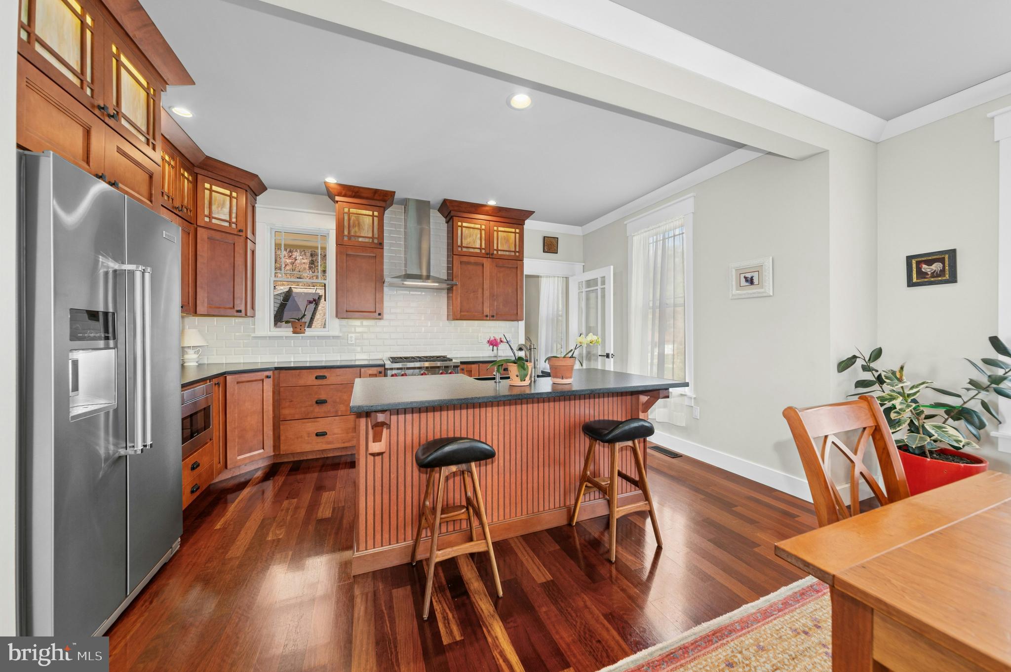 1235 River Road Upper Black Eddy, PA 18972 - Photo 15 of 41 a large kitchen with a table and chairs