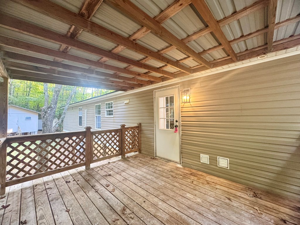 459 Vandora Suits Road Murphy, NC 28906 - Photo 5 of 40 a view of a wooden deck