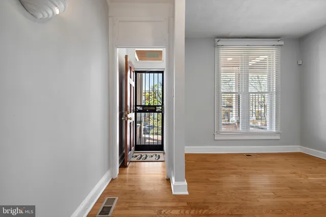 a view of an entryway of a house