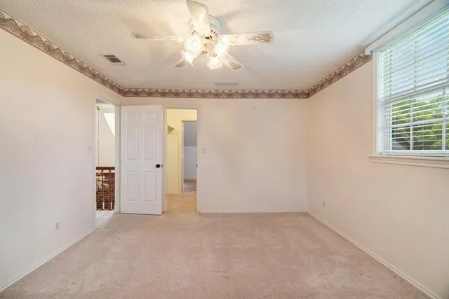 a view of a room with an entryway