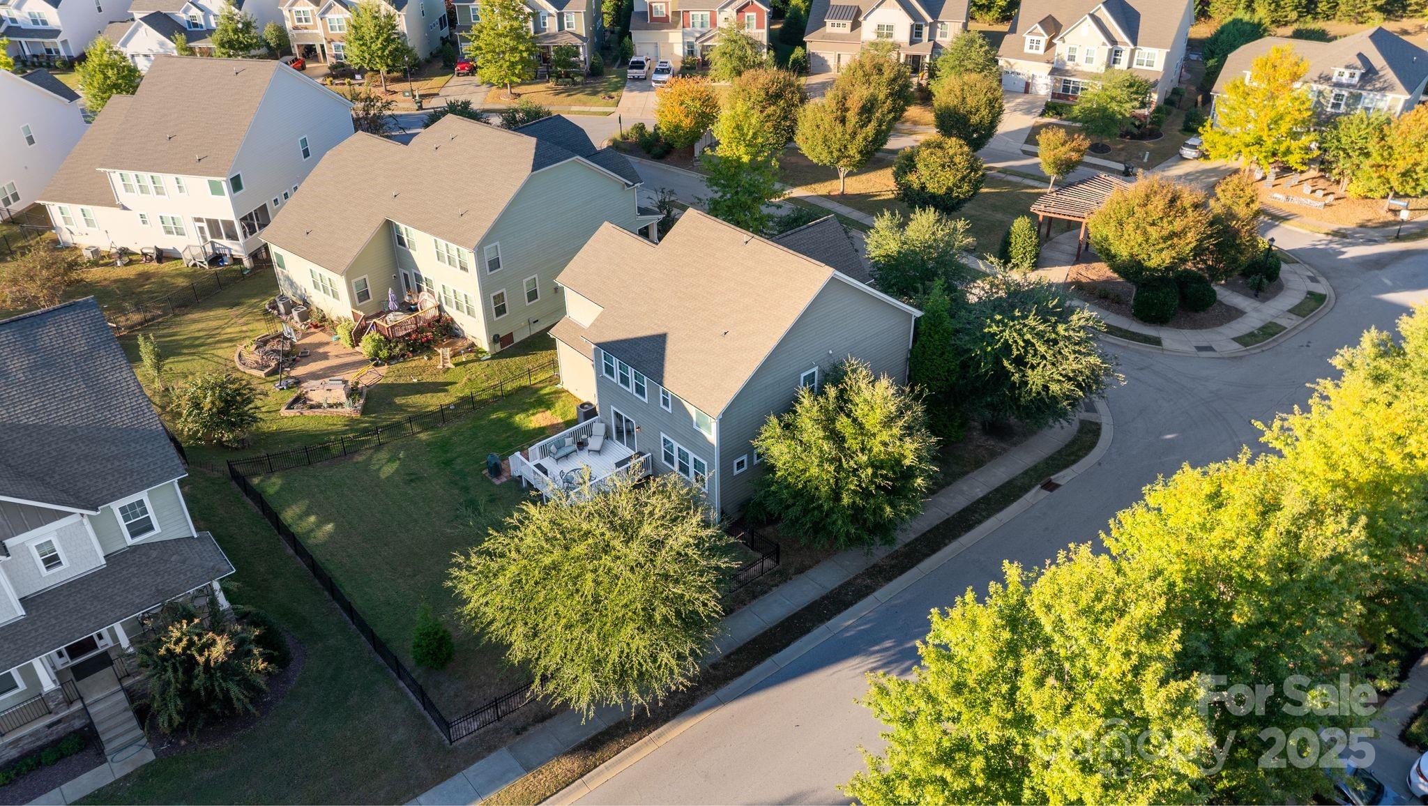 2005 Brightflower Lane York, SC 29745 - Photo 42 of 48 an aerial view of a house with a yard and swimming pool