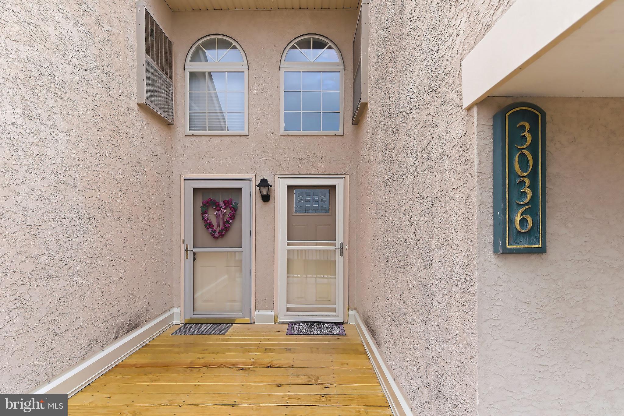 3036 Main Street, Unit 3036 Voorhees, NJ 08043 - Photo 22 of 24 Charming entryway with welcoming vibes.
