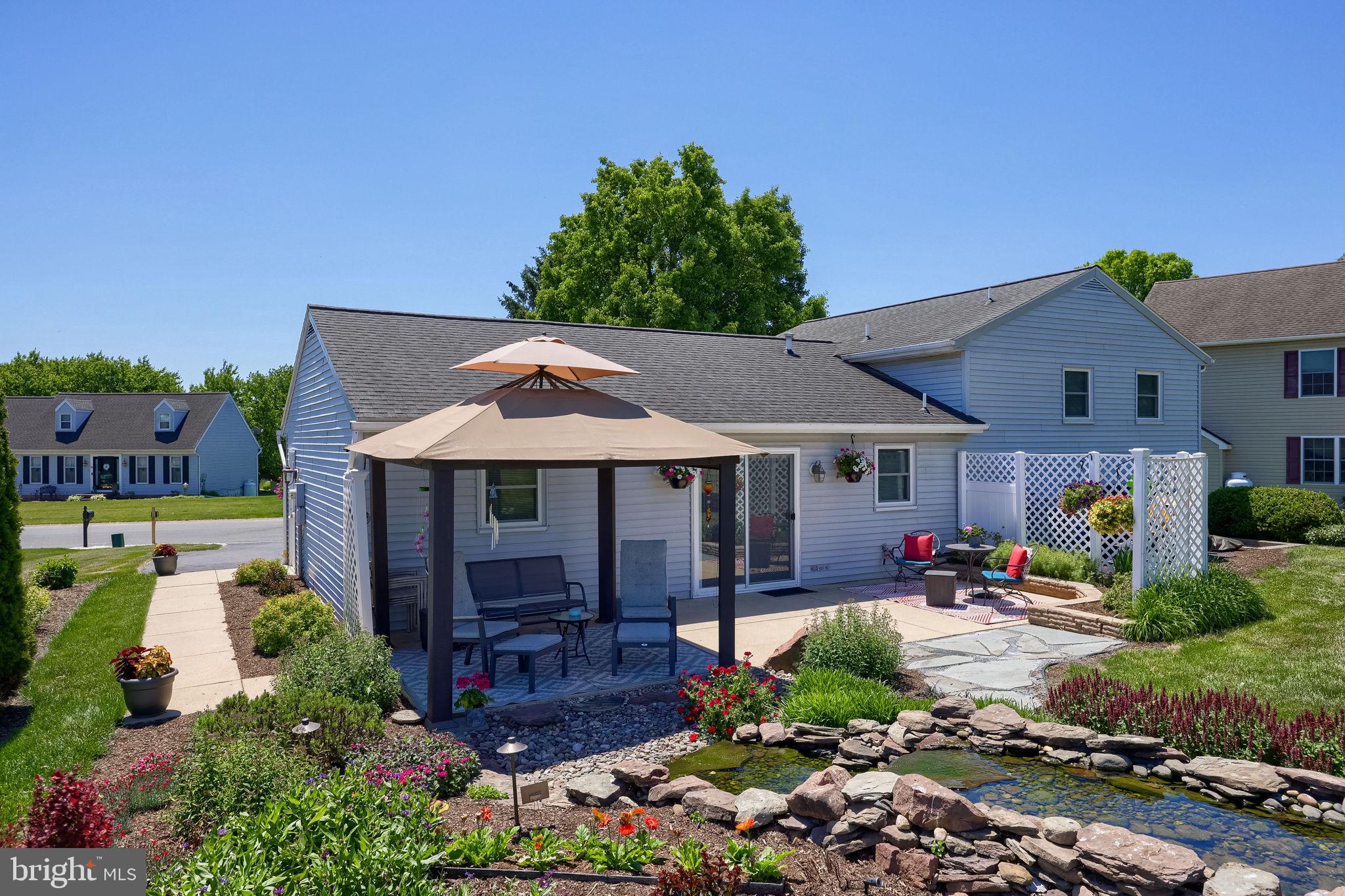 91 Buchland Road Ephrata, PA 17522 - Photo 54 of 59 Charming backyard oasis with pond.