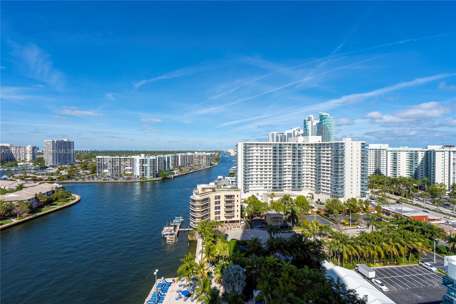 4010 South Ocean Drive, Unit R2301 Hollywood, FL 33019 - Photo 21 of 33 a view of a lake with tall buildings
