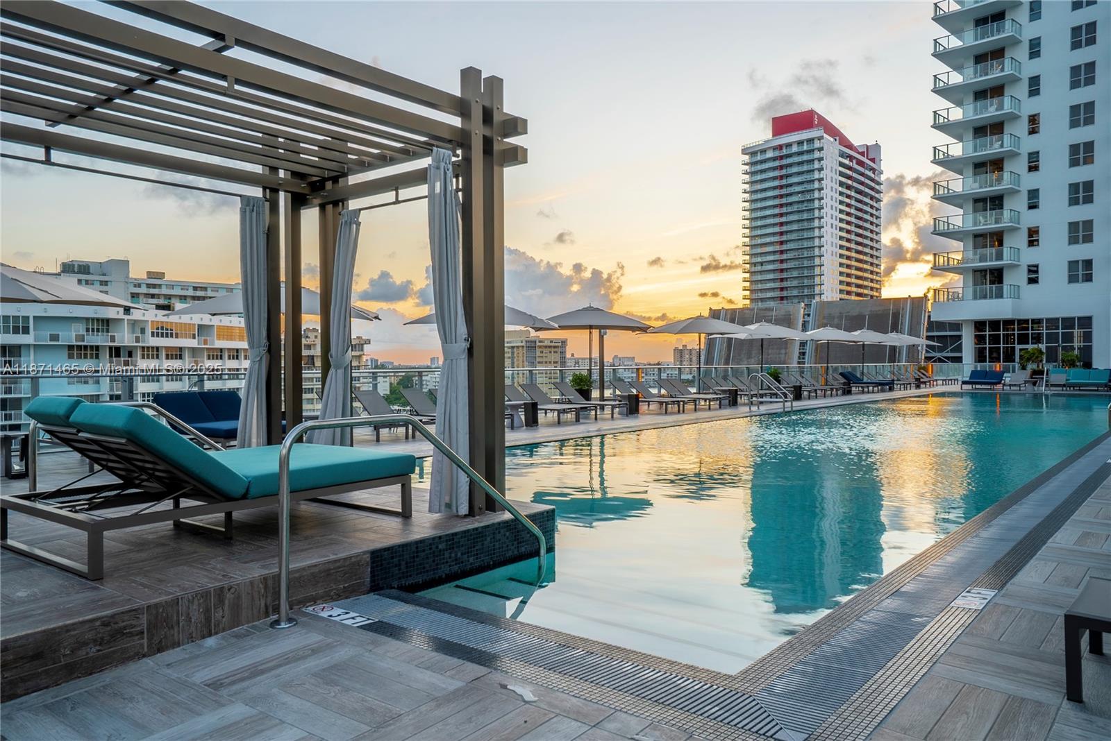 4010 South Ocean Drive, Unit R2301 Hollywood, FL 33019 - Photo 32 of 33 a balcony with furniture and a lake view