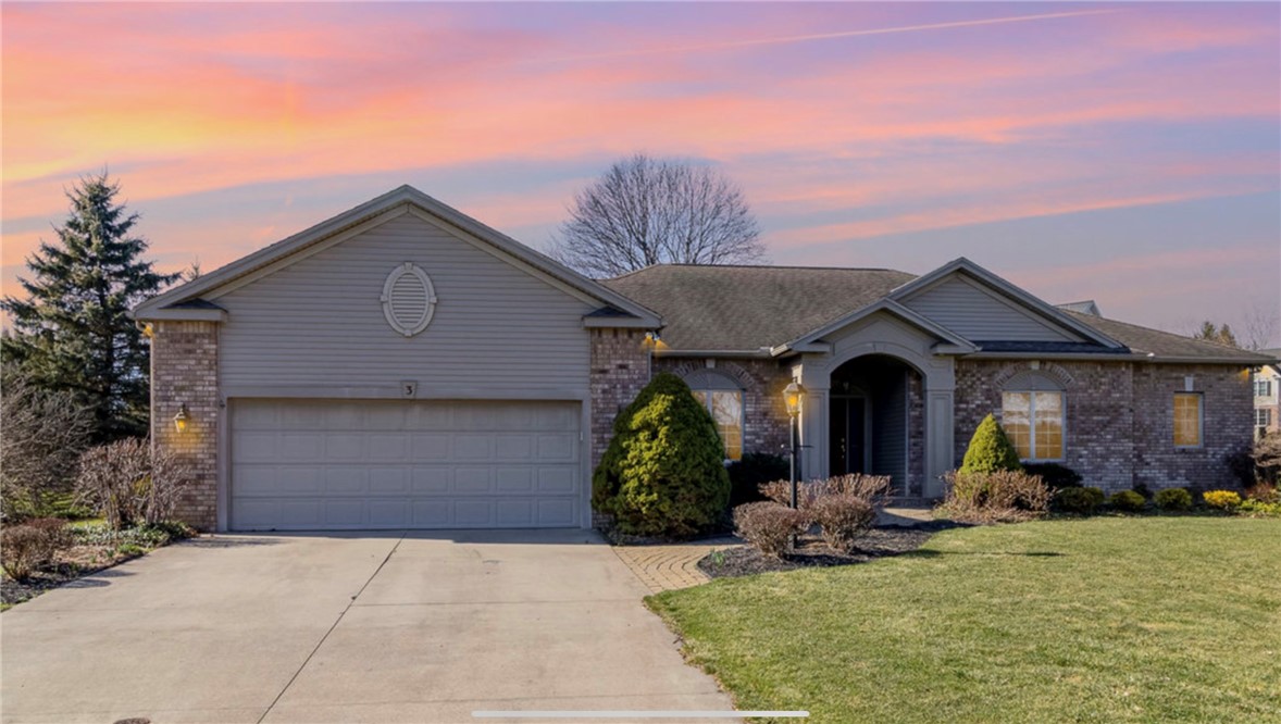 Street view with concrete driveway