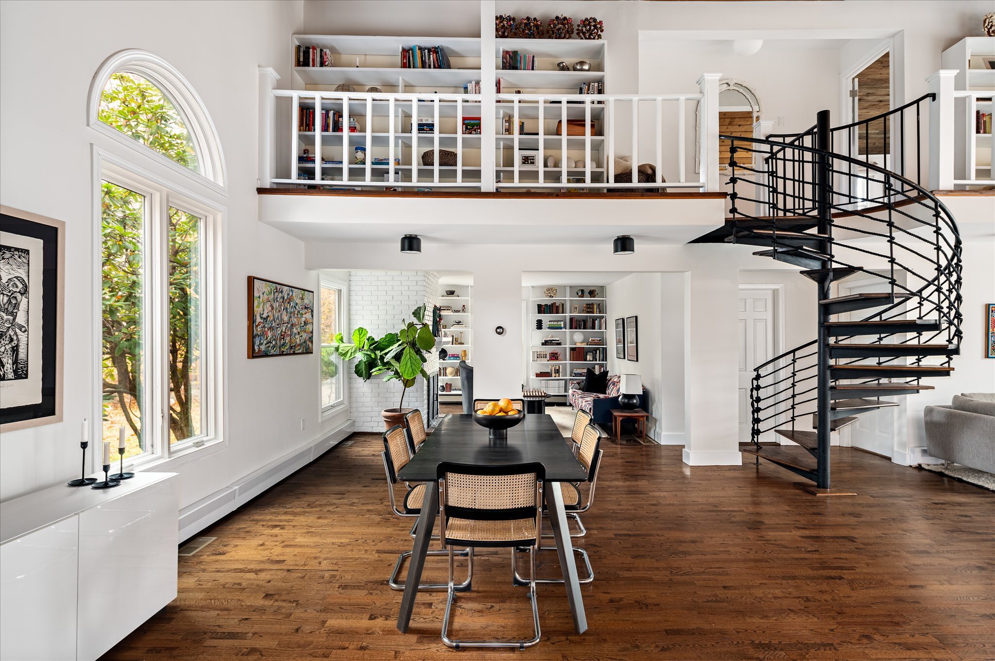 115 Mayapple Road Stamford, CT 06903 - Photo 9 of 38 a living room with furniture floor to ceiling window and wooden floor