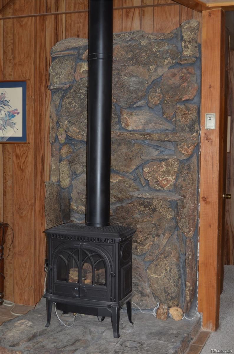195 Baker Road Bailey, CO 80421 - Photo 9 of 24 a room with a fireplace
