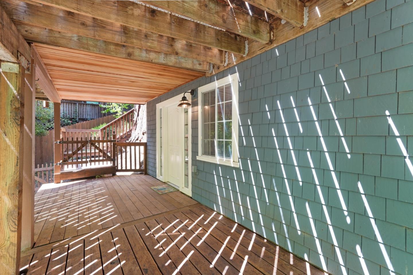 64 Pope Road La Honda, CA 94020 - Photo 27 of 32 a view of a balcony