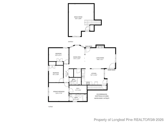 $315,000 | 570 Corsegan Road, Fayetteville, NC 28306