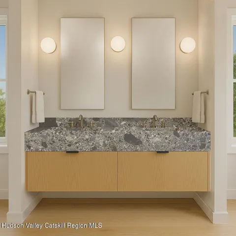 a view of a house with a yard and sitting area