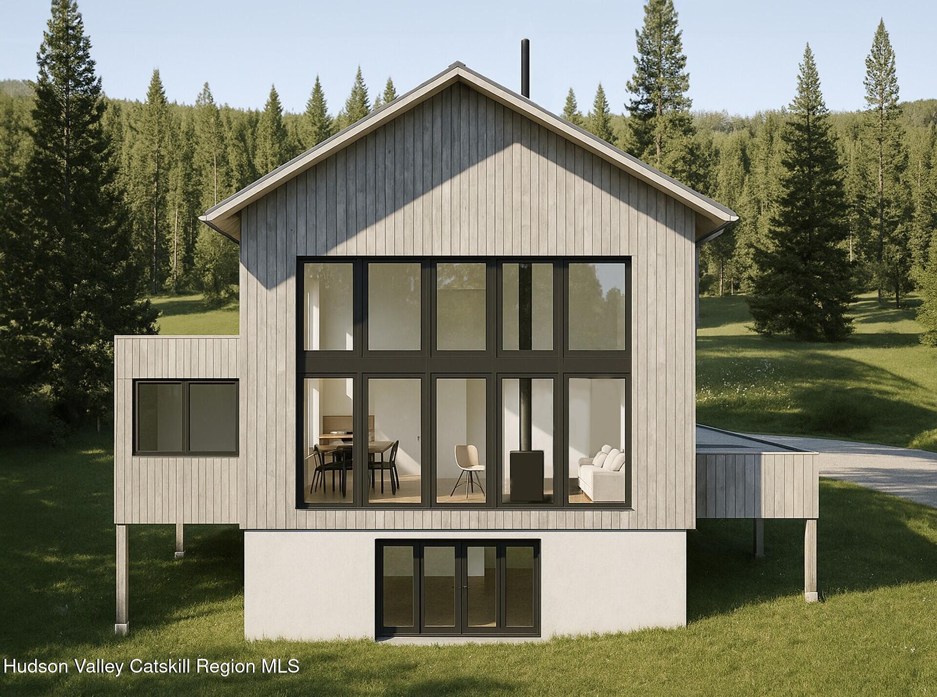 332 Mohonk Road High Falls, NY 12440 - Photo 20 of 24 a view of a house with backyard and porch