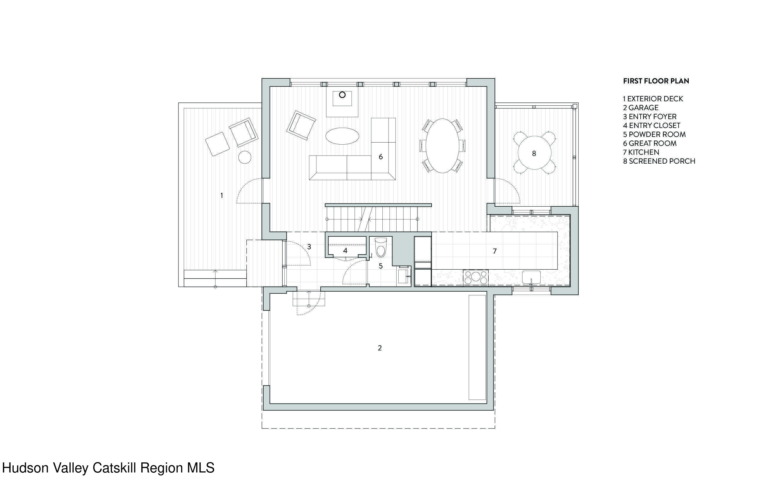 332 Mohonk Road High Falls, NY 12440 - Photo 22 of 24 MRD PLAN 01 FIRST PLAN