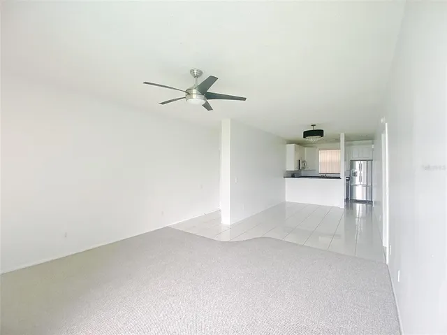 a view of an empty room