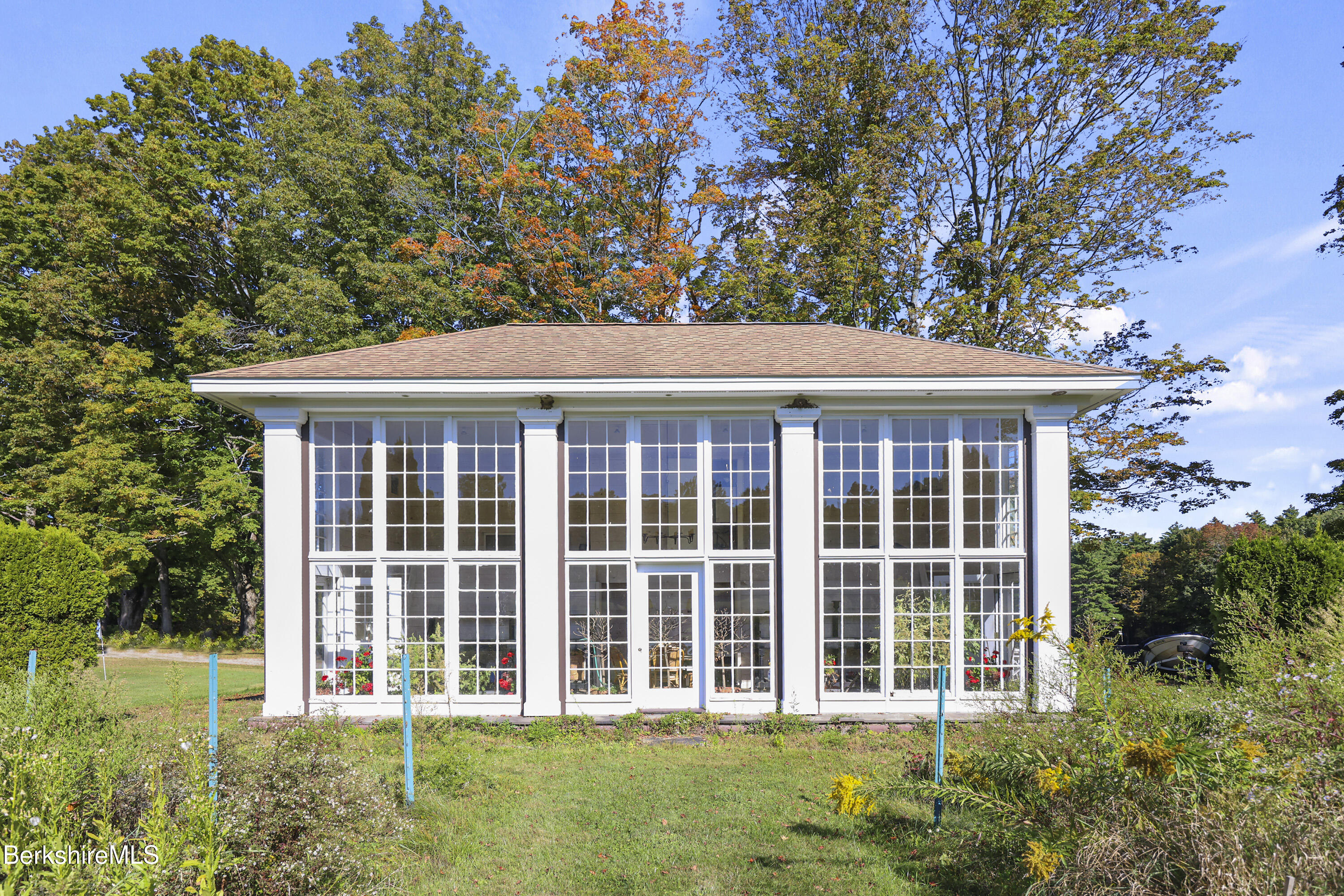 209 Blue Hill Road Great Barrington, MA 01230 - Photo 39 of 46 front view of a house with a yard