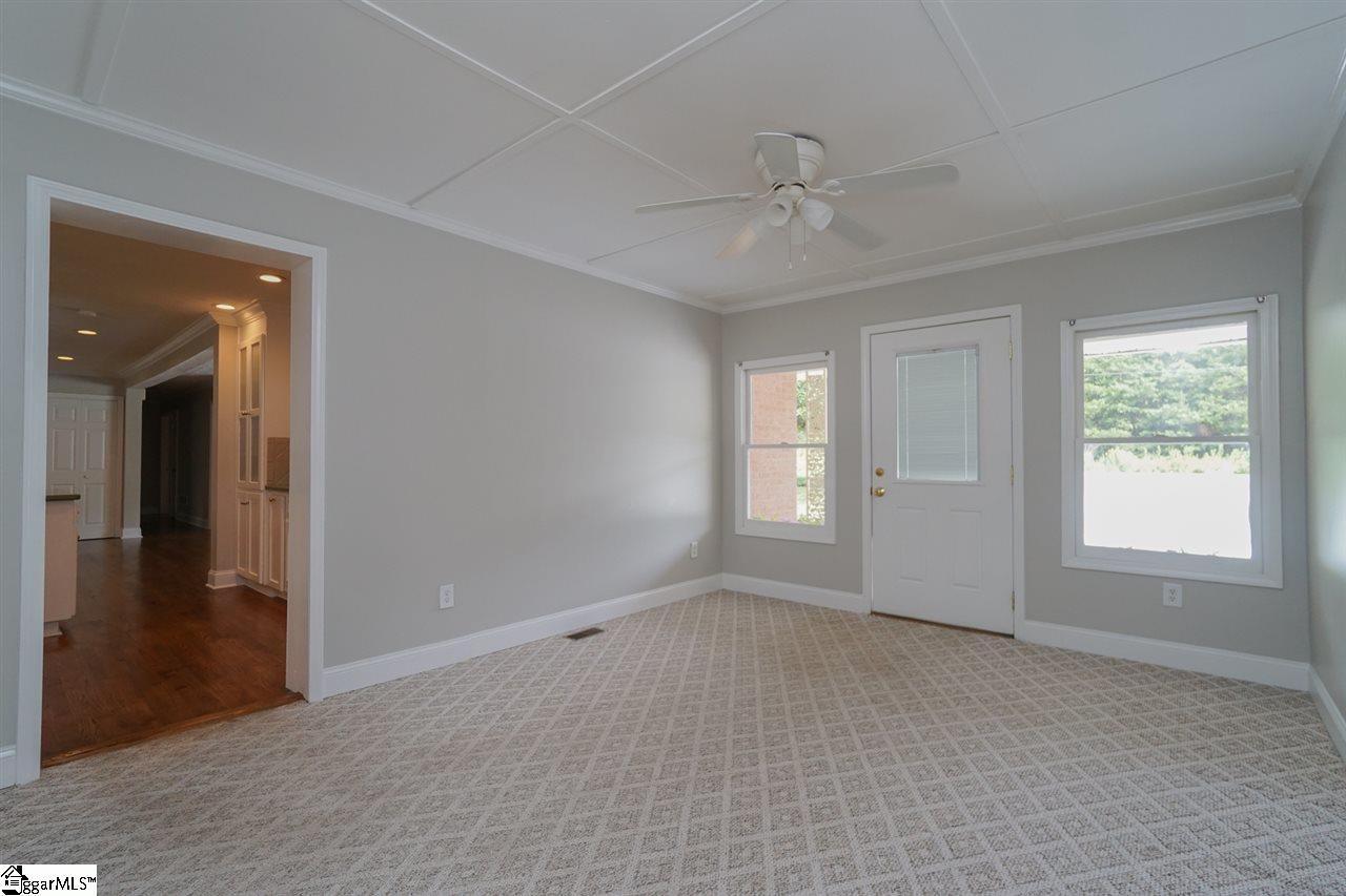 600 Tigerville Road Travelers Rest, SC 29690 - Photo 17 of 35 Room off kitchen with outside entrance. Bright and cheery and a great place for an office.