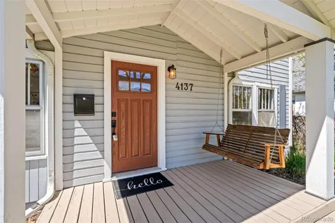 a view of outdoor space and deck