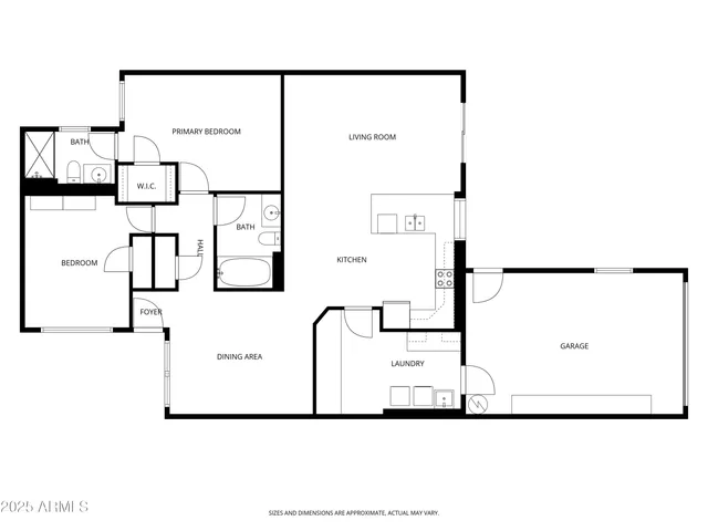 a view of a dining room with furniture a kitchen and chandelier