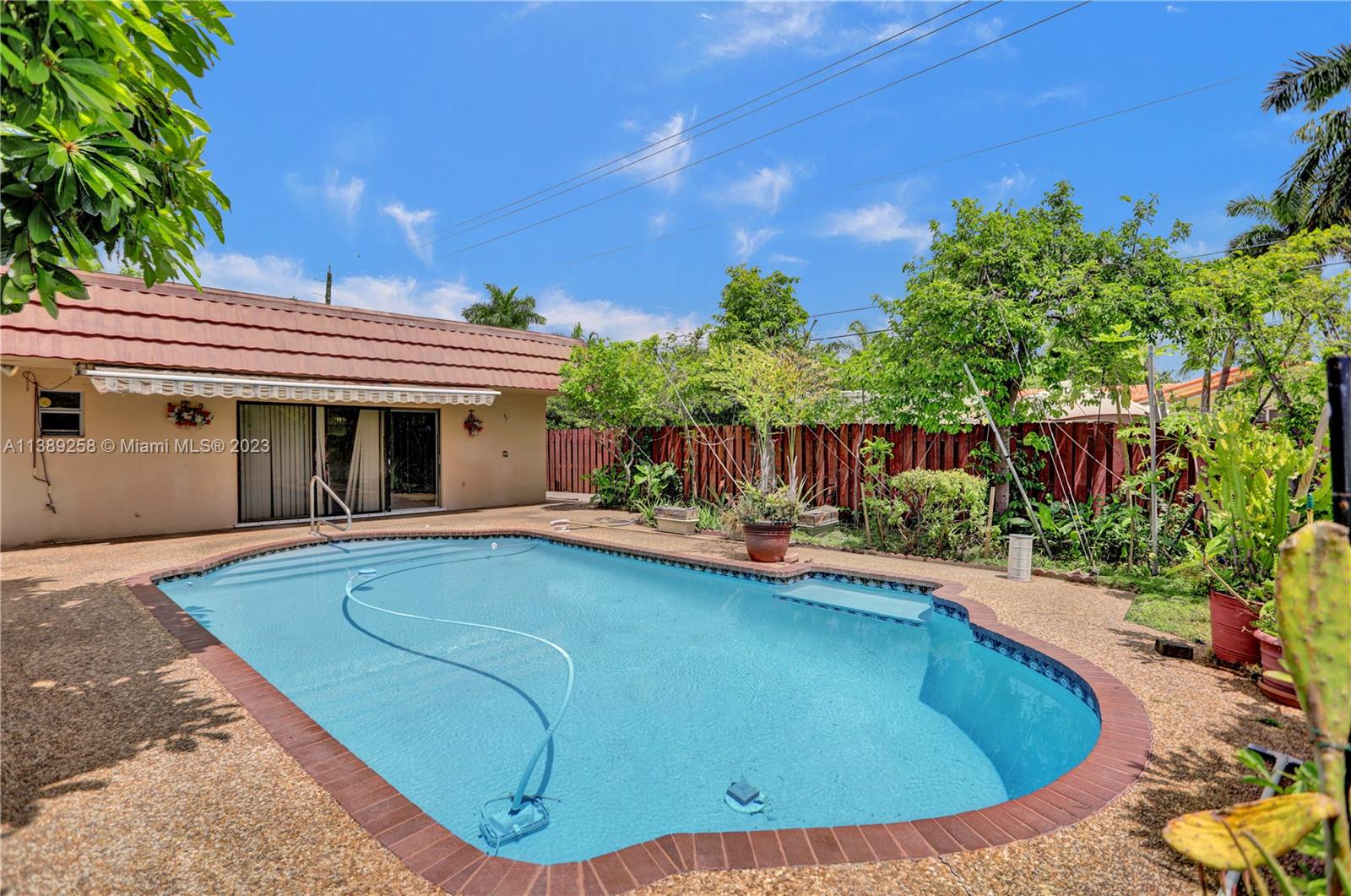 837 Washington Street Hollywood, FL 33019 - Photo 24 of 65 a view of outdoor space yard swimming pool and porch