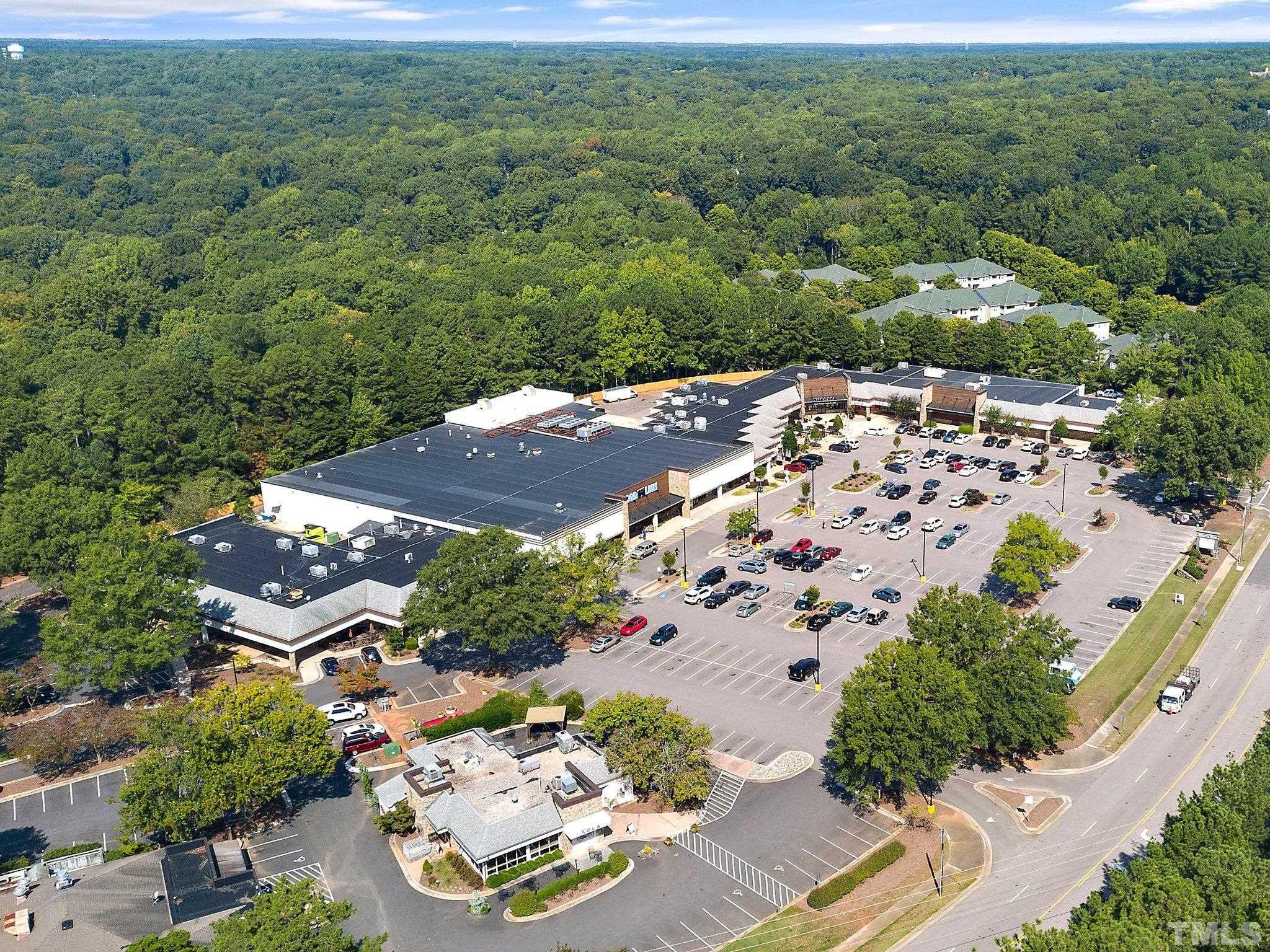 902 Bridge Way Raleigh, NC 27615 - Photo 25 of 27 an aerial view of a house with a garden