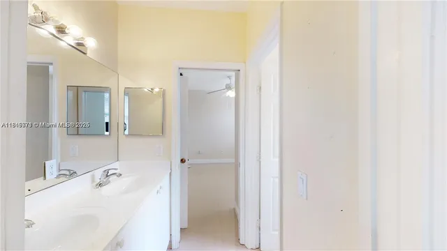 a view of an empty room