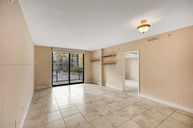 a view of empty room