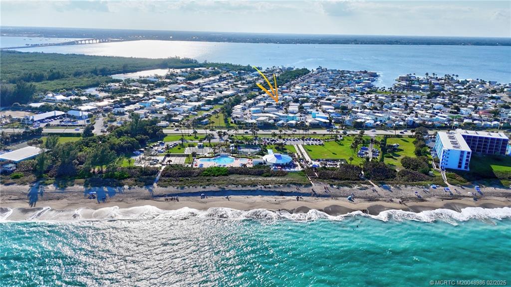 10725 South Ocean Drive, Unit 214 Jensen Beach, FL 34957 - Photo 9 of 90 an aerial view of a