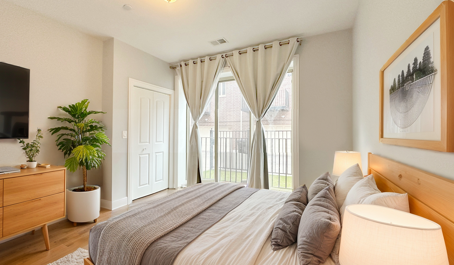 1538 West 34th Street, Unit E Chicago, IL 60608 - Photo 19 of 33 a bed sitting in a bedroom next to a window