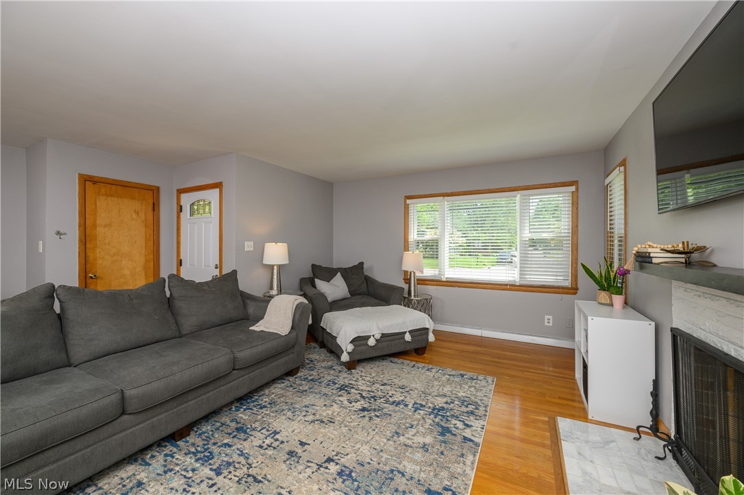 1243 Garman Road Akron, OH 44313 - Photo 10 of 21 Living room with light wood-type flooring