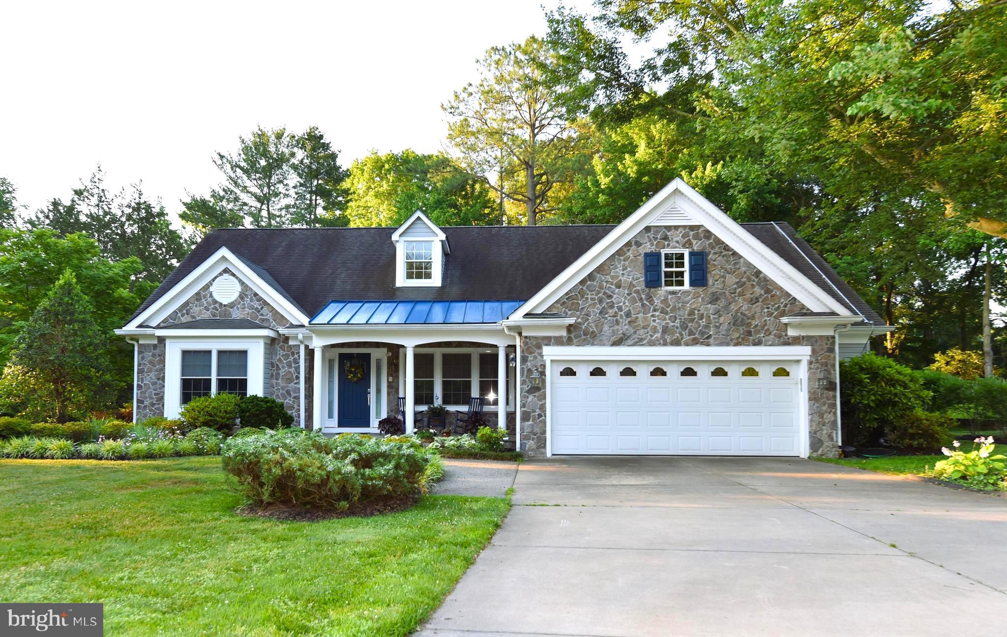110 Birch Run Road Chestertown, MD 21620 - Photo 1 of 29 Handsome stone veneered home front