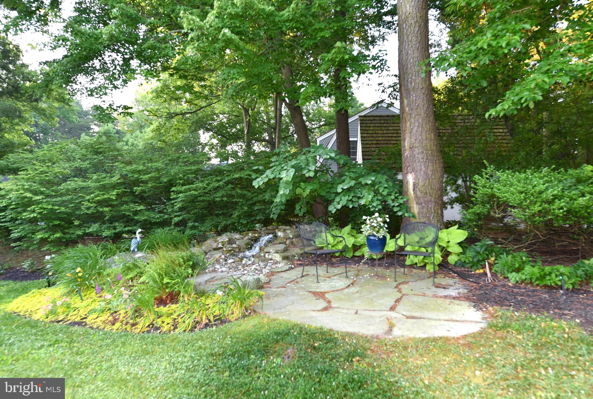 110 Birch Run Road Chestertown, MD 21620 - Photo 26 of 29 Stone terrace w. waterfall feature