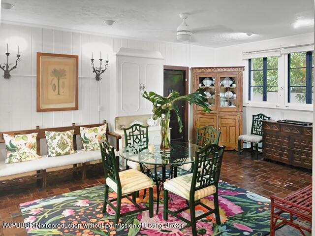Undisclosed Address Palm Beach, FL 33480 - Photo 12 of 33 a view of a dining room with furniture window and outside view