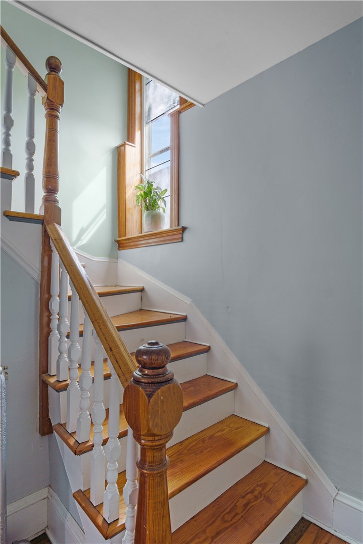209 3rd Street Newport, RI 02840 - Photo 11 of 22 Stairway up to second level
