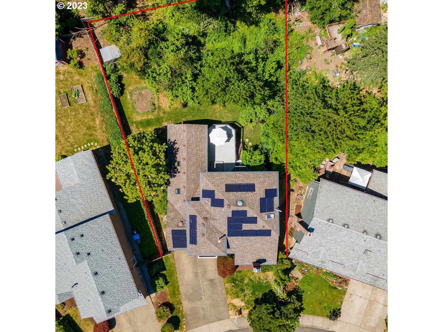 9062 Southwest Hill Street Portland, OR 97223 - Photo 3 of 48 an aerial view of a house with outdoor space
