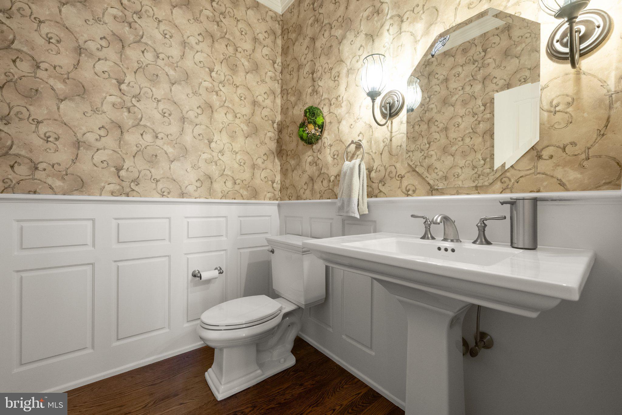 429 Church Road Devon, PA 19333 - Photo 23 of 55 Elegant half-bath with vintage charm.