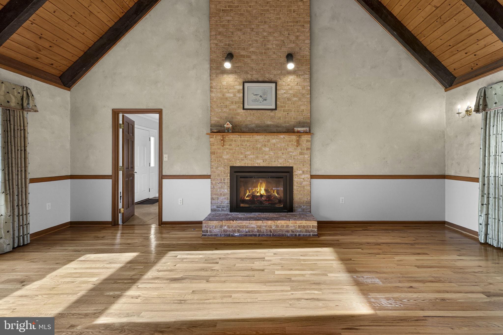 456 Marple Road Winchester, VA 22603 - Photo 19 of 84 2-story brick fireplace w/ mantel & hearth