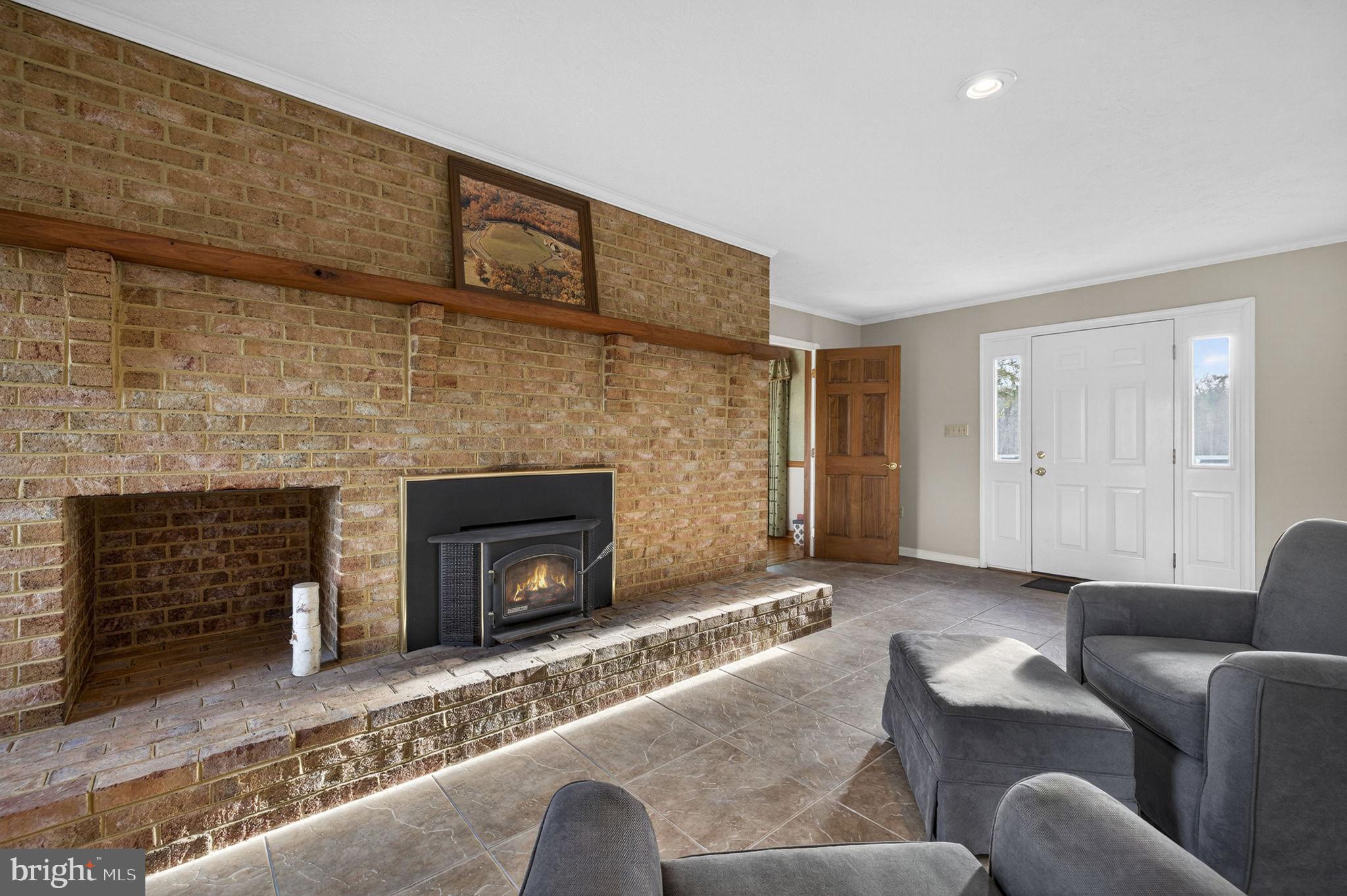 456 Marple Road Winchester, VA 22603 - Photo 35 of 84 Features this beautiful brick fireplace
