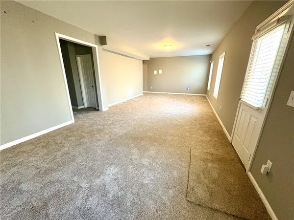 a view of empty room