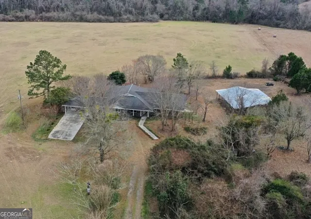 a view of a lake with outdoor space