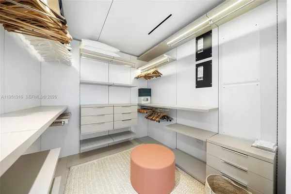 a view of a storage & utility room