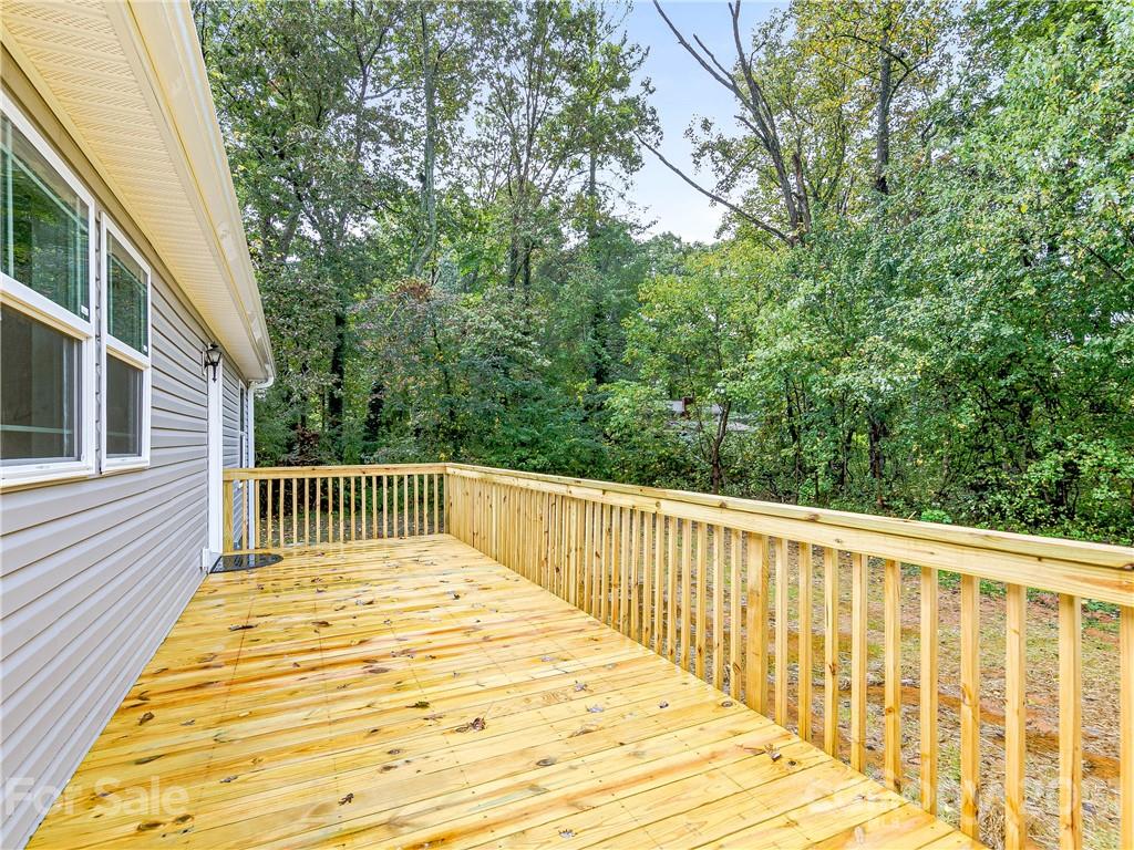14 Souther Road Fletcher, NC 28732 - Photo 25 of 25 a view of balcony with wooden floor and fence