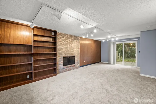 a view of room with stairs