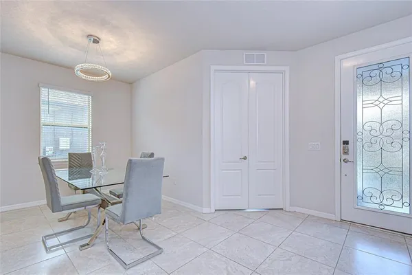 a view of a livingroom with furniture