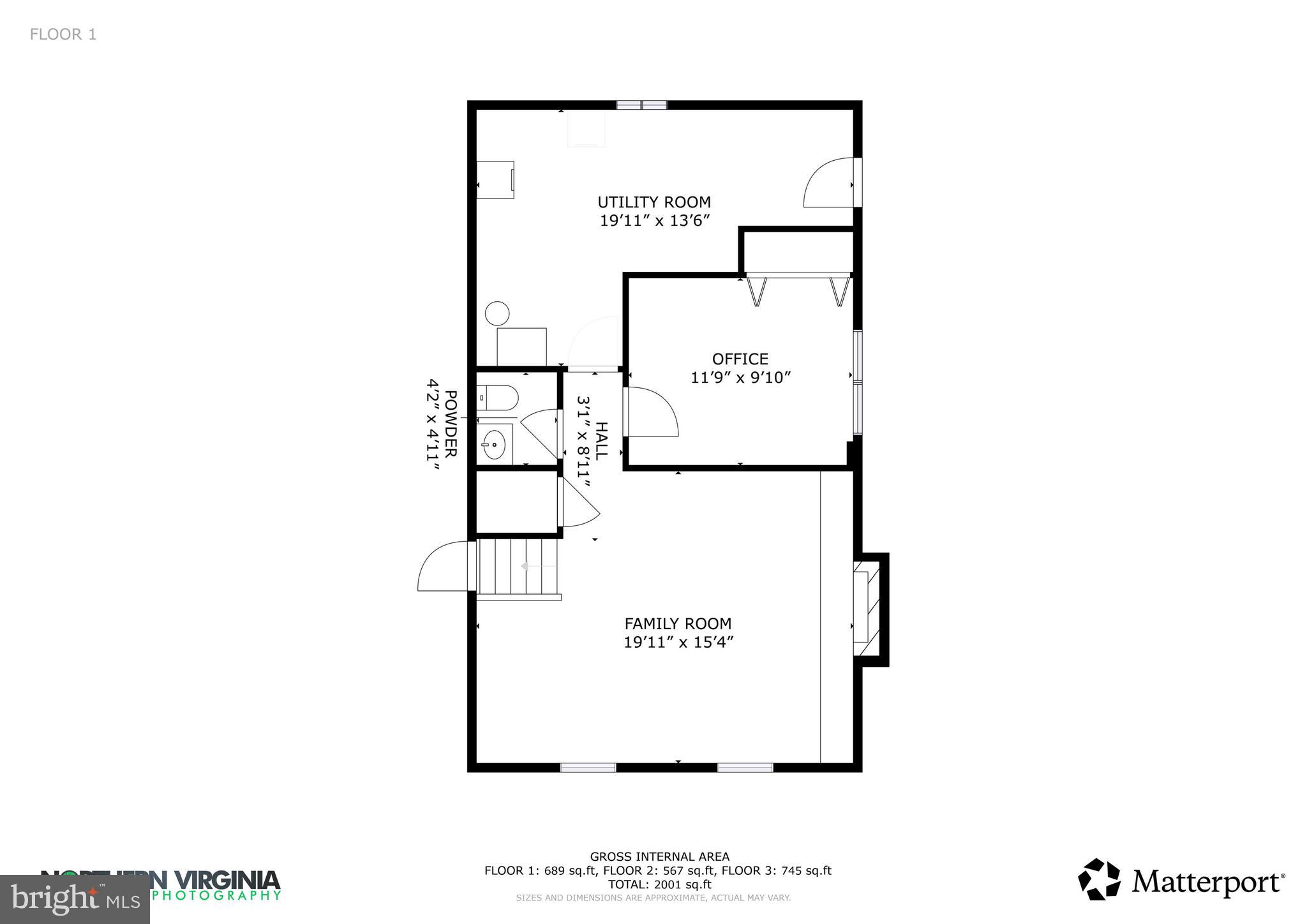 7013 Galgate Drive Springfield, VA 22152 - Photo 58 of 58 LOWER LEVEL FLOORPLAN