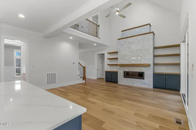 a view of outdoor space with deck and furniture