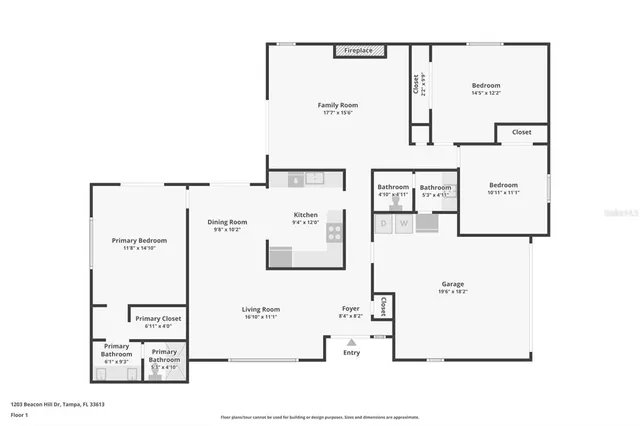 $549,000 | 1203 Beacon Hill Drive, Tampa, FL 33613