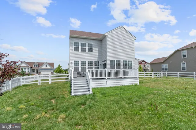 a view of a house with lounge chair