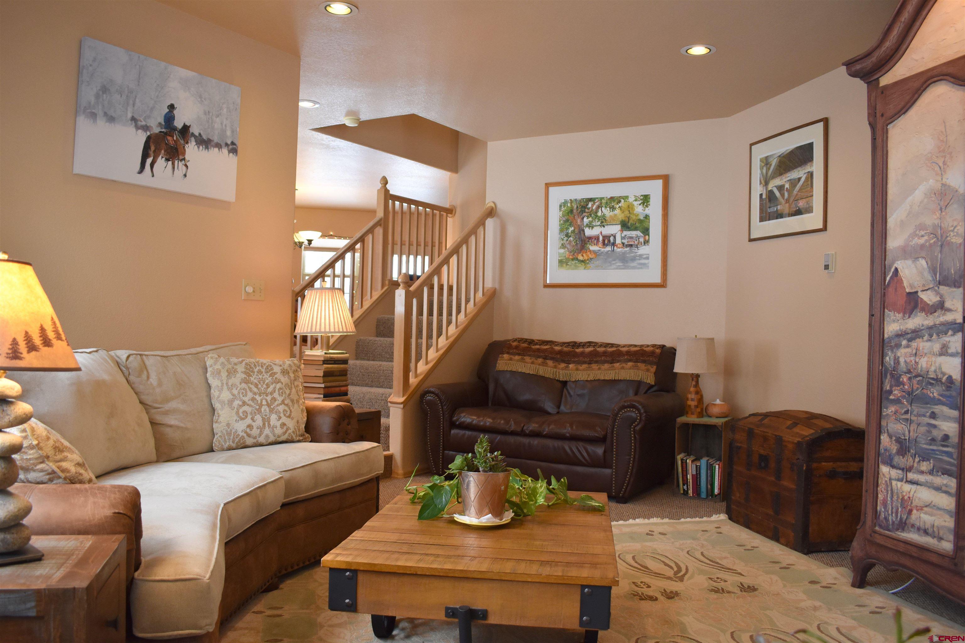 1570 Oak Street Ouray, CO 81427 - Photo 12 of 35 a living room with furniture and a couch