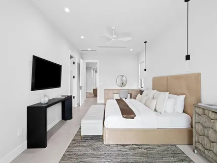 a bathroom with a sink and shower